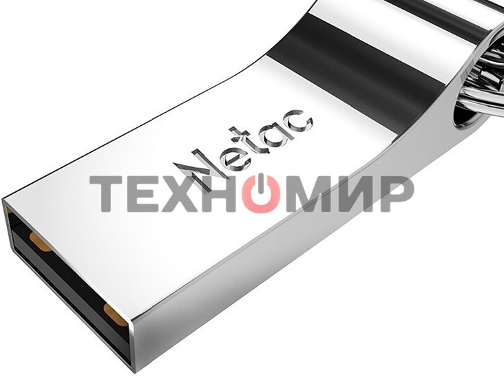 Флешка USB Netac U275 (NT03U275N-008G-20SL), 8Gb, USB 2.0, R/W 50/15, серебристый