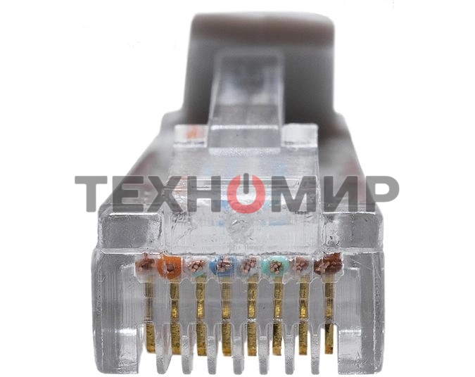 Патч-корд Suprlan 10-0142 UTP RJ-45 вил.-вилка RJ-45 cat.5e 1м серый LSZH 24AWG