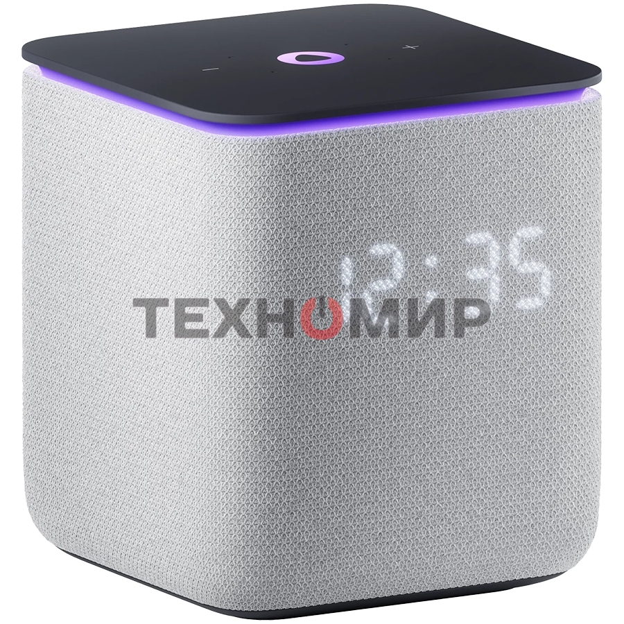 Умная колонка Яндекс Станция Миди, ZigBee, 24Вт, с голосовым ассистентом Алиса на YaGPT, серый