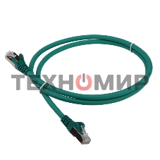 Патч-корд Lanmaster LSZH FTP кат.6, 1.0 м, зеленый