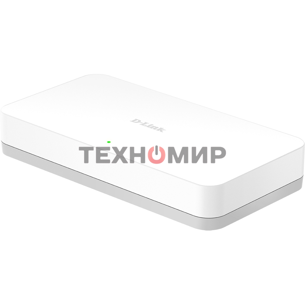 Коммутатор неуправляемый D-Link DGS-1008A/F1A с 8 портами 10/100/1000Base-T (465291)