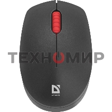 Мышь беспроводная Defender Tiana MB-055 черный, 1000 dpi, радиоканал, USB, кнопки - 3