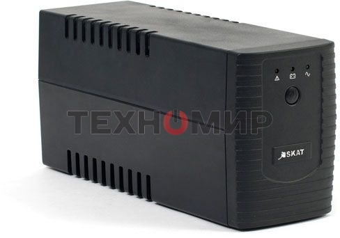 Источник бесперебойного питания Бастион SKAT-UPS 800/400 220В 480 Вт 1 АКБ 9А·ч внутр. меандр. стабилизация напряжения