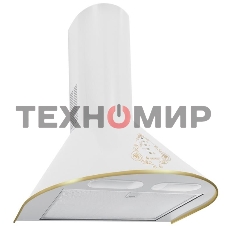 Вытяжка каминная Gefest ВО 1503 К62 белый/золотистый, 50 см, 1000 куб. м/ч, 78 дБ