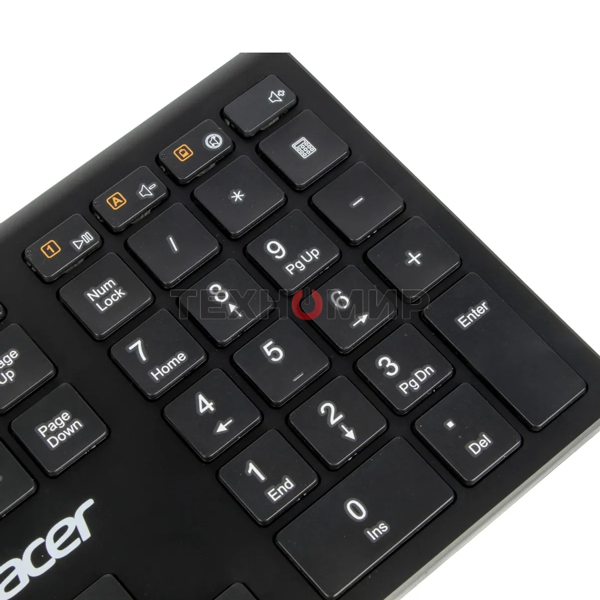 Клавиатура беспроводная Acer OKR020, USB, Радиоканал, черный