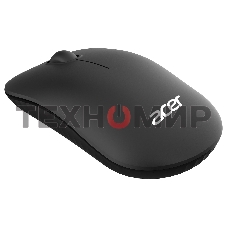 Мышь беспроводная Acer OMR130 черный, 1200 dpi, радиоканал, USB, кнопки - 3