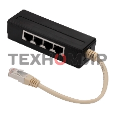 Адаптер-Y, 4 параллельных порта, горизонтальный