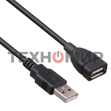 Кабель Удлинитель USB 2.0 A-->A 1.8м ExeGate
