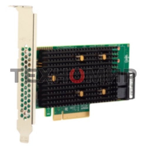 Контроллер MegaRAID 9440-8i SGL (05-50008-02), PCIe 3.1 x8 LP, SAS/SATA/NVMe, RAID 0,1,5,6,10,50,60, 8port(2 * int SFF8643), 3408 IOC