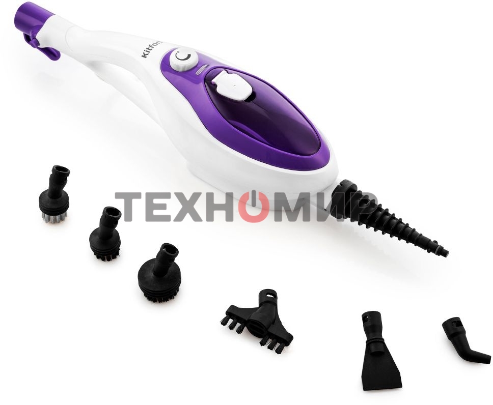 Швабра паровая Kitfort KT-1004-4 1500Вт фиолетовая