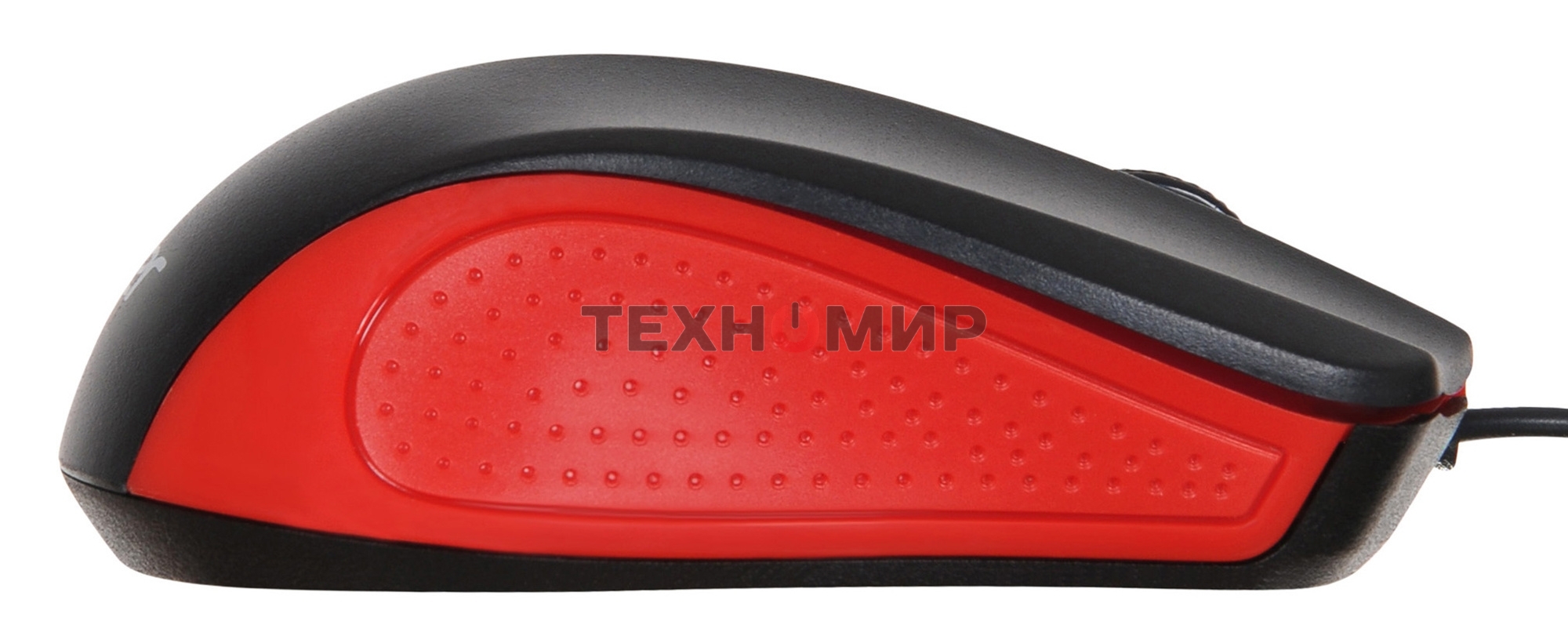 Мышь проводная Acer OMW012 черный/красный, 1200 dpi, USB, кнопки - 3