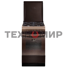 Плита газовая Gefest CG 50M04 K83 коричневый, конфорок 4 газовых, духовка 42 л, 50 см x 85 см x 57 см