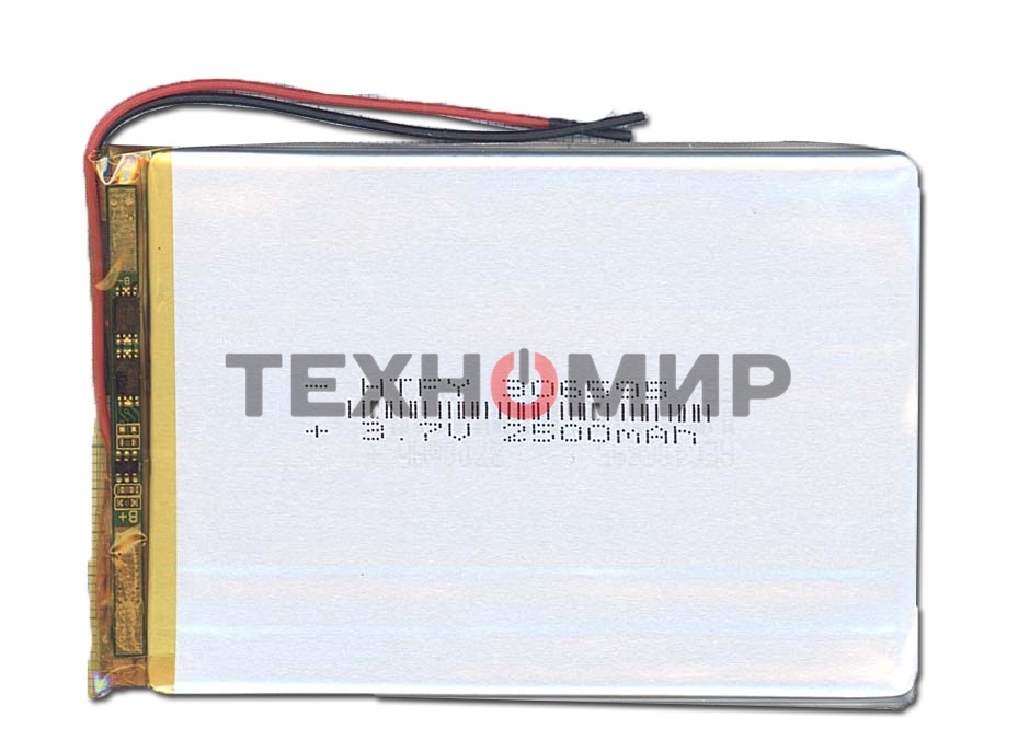 Аккумулятор Li-Pol (батарея) 3x65x95мм 2pin 3.7V/2500mAh