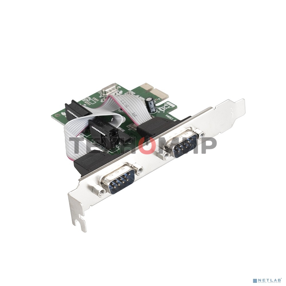 Контроллер ExeGate EXE-307 PCI-E, 2*COM port (OEM)