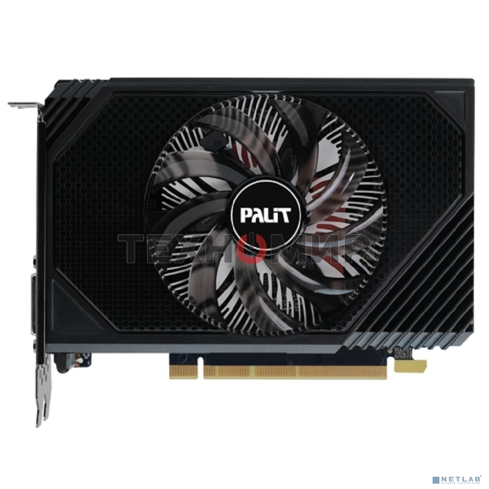 Видеокарта Palit RTX 3050 STORMX OC 6Gb NVIDIA GeForce RTX 3050 6Gb PCI-E 4.0 96bit GDDR6 1042/14000 DVIx1 HDMIx1 DPx1 HDCP Ret