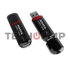 Флешка USB ADATA UV150 (AUV150-64G-RBK), 64Gb, USB 3.0, R/W 100/40, черный
