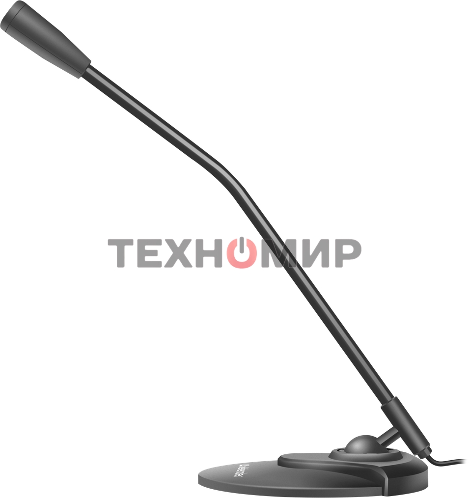 Микрофон Defender MIC-117 черный, кабель 1.8 м