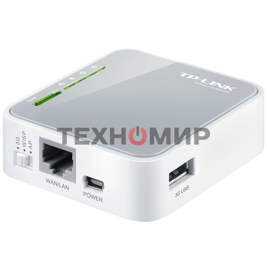 Маршрутизатор беспроводной TP-Link SOHO TL-MR3020 10/100BASE-TX