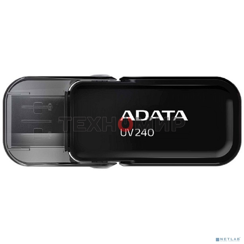 Флешка USB ADATA UV240 (AUV240-32G-RBK), 32Gb, USB 2.0, R/W 15/5, черный