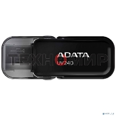 Флешка USB ADATA UV240 (AUV240-32G-RBK), 32Gb, USB 2.0, R/W 15/5, черный