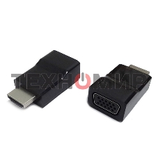 Переходник Gembird Переходник HDMI-VGA Cablexpert A-HDMI-VGA-001, 19M/15F