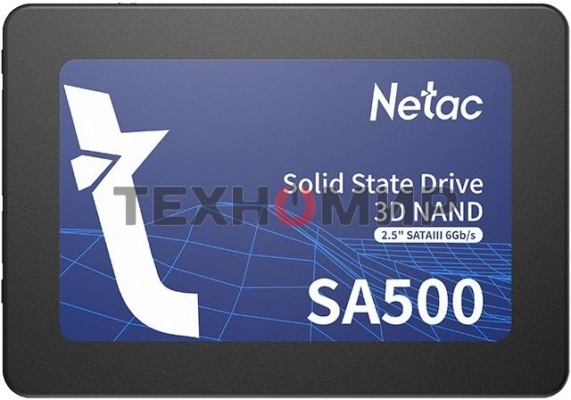 Накопитель SSD Netac SA500, 512Gb, SATA III, 2.5