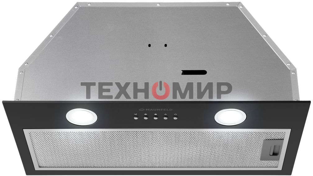 Вытяжка встраиваемая Maunfeld Trapeze 602M черный, 60 см, 1150 куб. м/ч, 54 дБ