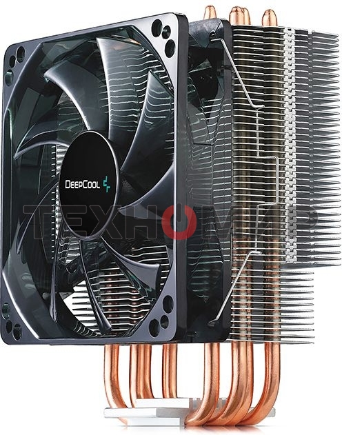 Кулер Deepcool GAMMAXX 400 BLUE BASIC серебристый 120мм алюминий+медь 1500rpm 30db 4-pin 130W 154мм