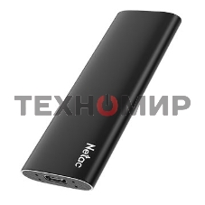 Внешний SSD Netac Z SLIM, 1TB, USB 3.2 Gen 2 Type-C, R/W 550/480, черный