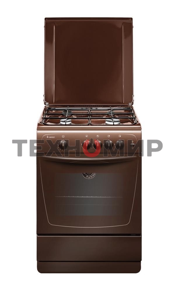 Плита газовая Gefest ПГ 1200-С7 К89 коричневый, конфорок 4 шт, духовка 63 л, 60 см x 85 см x 60 см