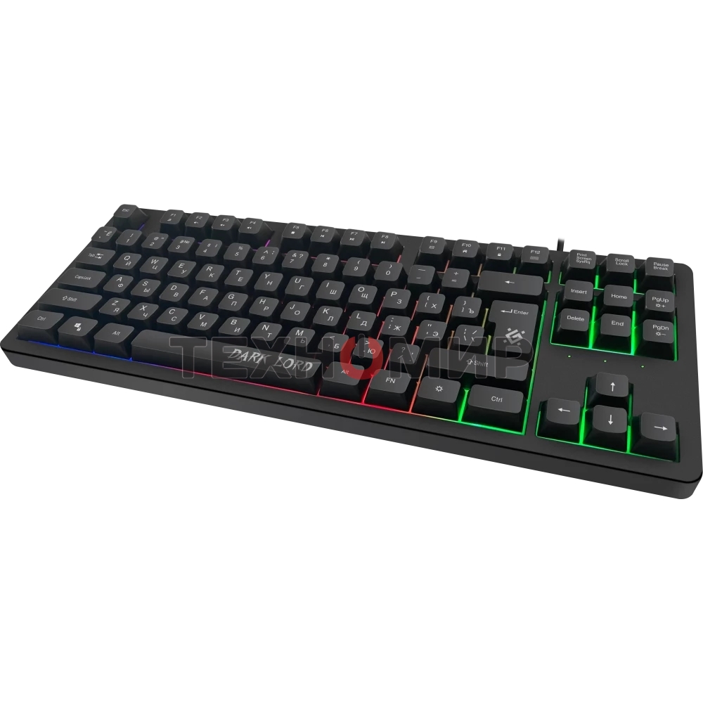Клавиатура проводная Defender Dark Lord GK-580, USB, черный