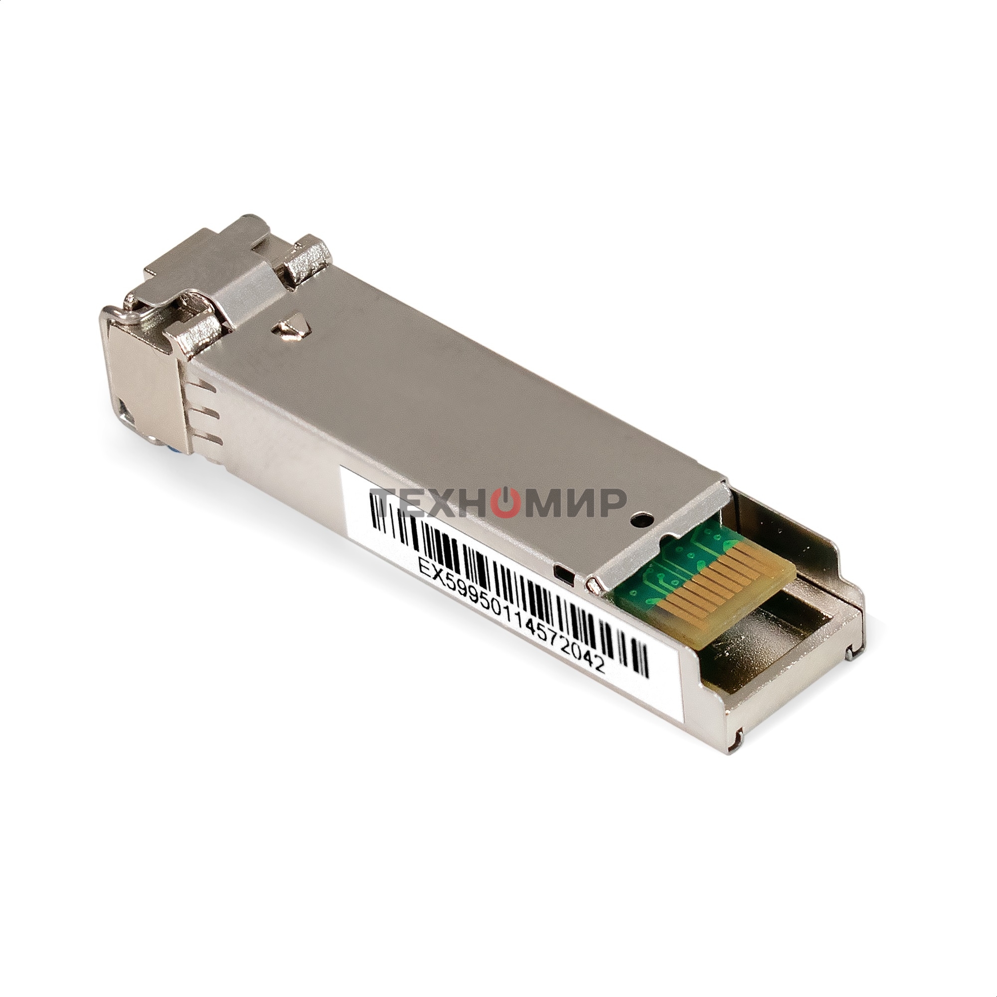 Трансивер SFP EXT-1G-SM1310-LC2-20KM (1000Base-LX для одномодового оптического кабеля, 1,25 Гбит/с, Tx:1310/Rx:1310 нм, до 20 км, разъем Duplex LC)