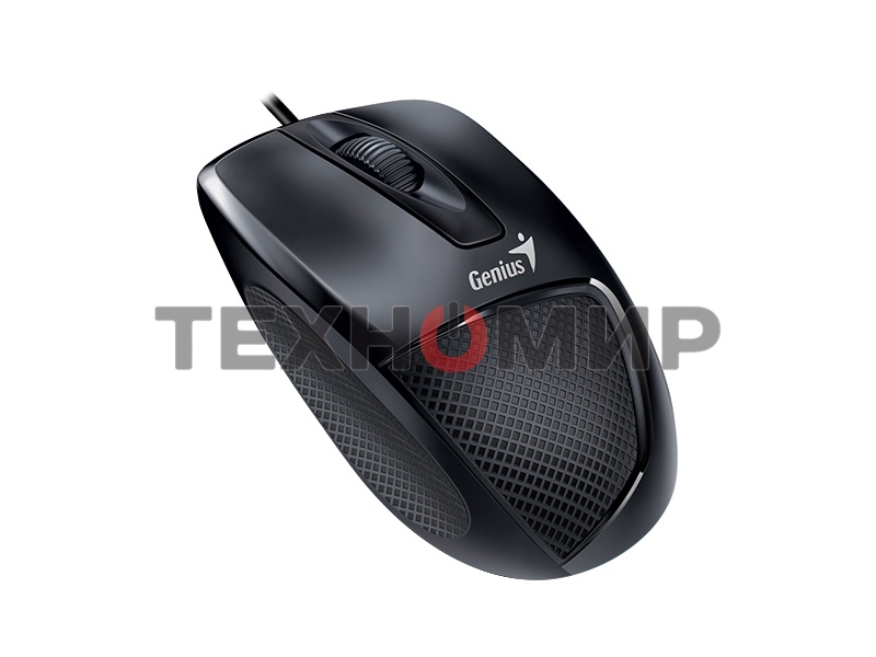 Мышь проводная Genius DX-150X черный, 1000 dpi, USB, кнопки - 3