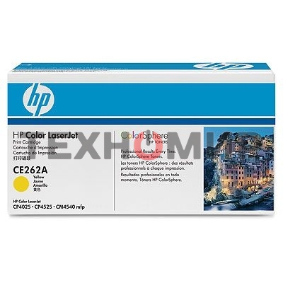 Картридж лазерный HP CE262A желтый для CLJ CP4025/CP4525 11000 стр.
