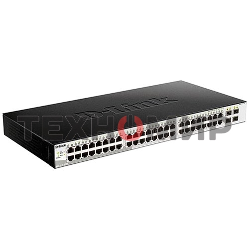Коммутатор D-Link Managed Gigabit Switch with 48 10/100/1000Base-T + 4 SFP Ports DGS-1210-52/ME/B1A
