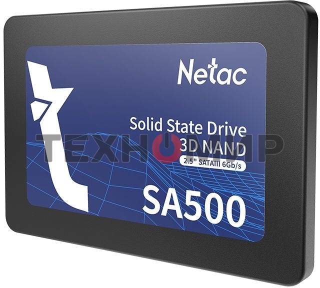 Накопитель SSD Netac SA500, 512Gb, SATA III, 2.5