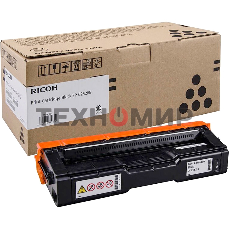 Картридж лазерный Ricoh (407716) тип SPC252HE черный для SP C252DN/C252SF 6500 отпечатков