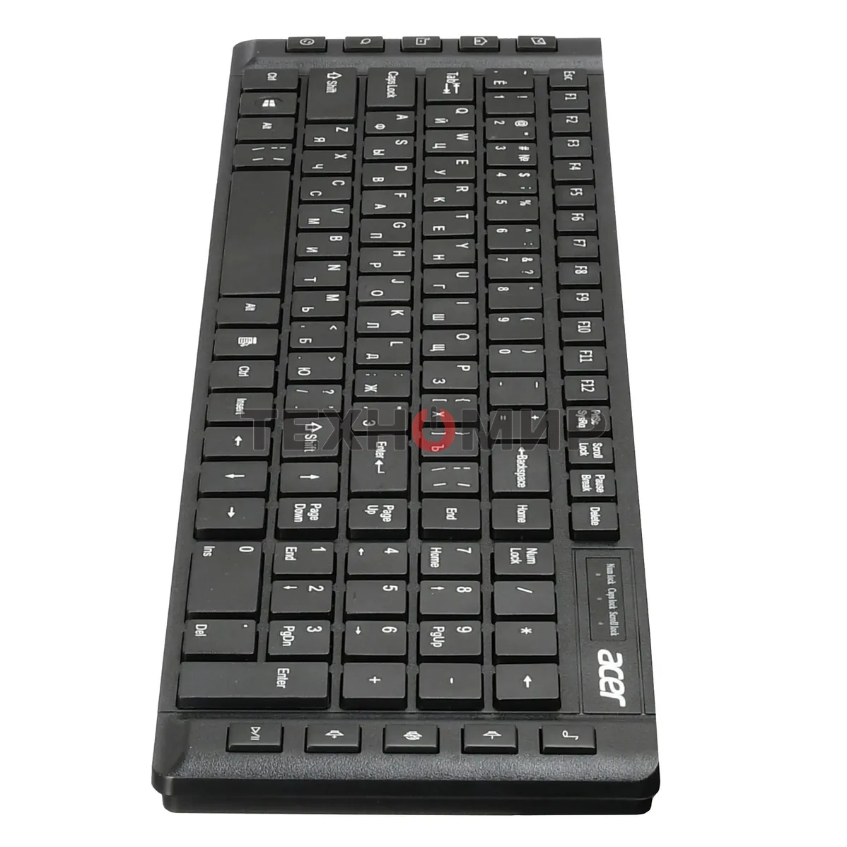 Клавиатура проводная Acer OKW010 ZL.KBDEE.002, USB, черный