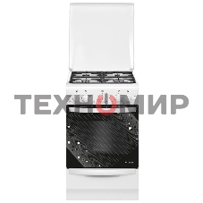 Плита газовая Gefest ПГ 5100-02 0309 белый, конфорок 4 шт, духовка 52 л, 50 см x 85 см x 58.5 см