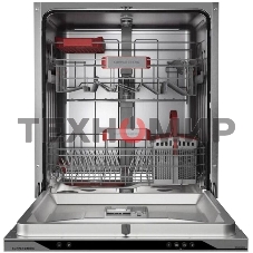Встраиваемая посудомоечная машина Kuppersberg, High-Tech, 60 см, 14 комплектов, 3 корзины, 7 программ, конденсационная сушка, автоматическое открывание двери, LED подсветка, кнопочное управление, энергоэффективность А+++
