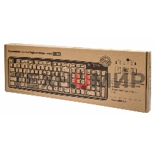 Клавиатура проводная Oklick 130M, USB, черный