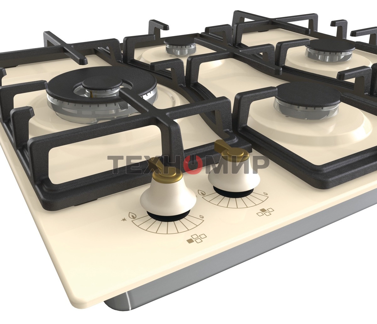Газовая варочная панель Gorenje GW6D42CLI слоновая кость