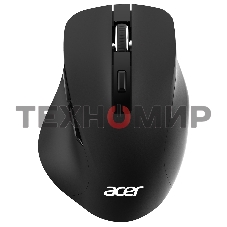 Мышь беспроводная Acer OMR140 черный, 1600 dpi, радиоканал, USB, кнопки - 6