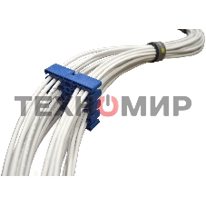 Кабельная гребенка на 24 кабеля, синяя