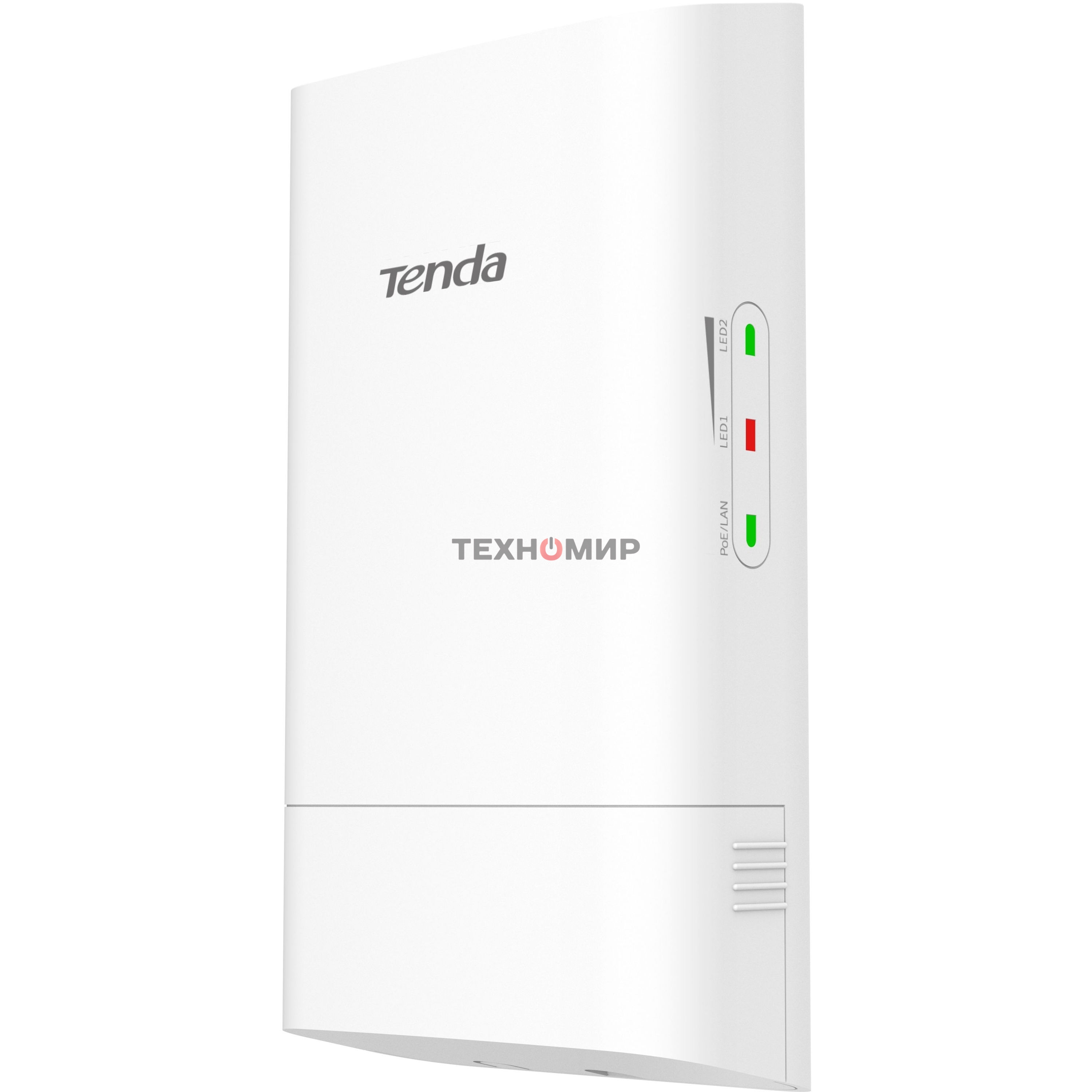 Tenda O1-5G Наружная точка доступа, 5 ГГц, до 867 Мбит/с, внутренняя антенна 1x9dBi, IP65, PoE, LAN 1x100 Мбит/с