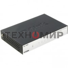 Коммутатор неуправляемый с 8 портами 10/100Base-TX D-Link DES-1008D/(K2A/K3A)RU/J1A/J2A/L2A/L2B