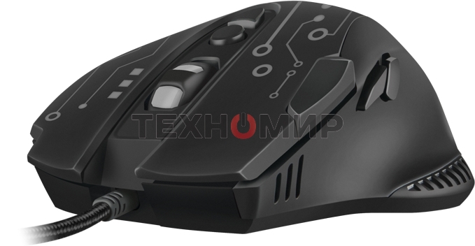 Мышь проводная SVEN RX-G715 черный, 3200 dpi, USB, кнопки - 8