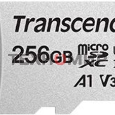 Флеш карта microSD 256Gb Transcend microSDXC Class 10 UHS-I U3, V30, A1, (SD адаптер), TLC