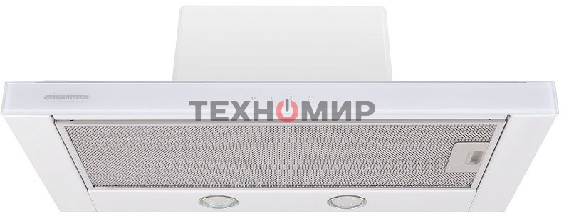 Вытяжка встраиваемая Maunfeld Ouse Touch Glass 60 белый, 60 см, 750 куб. м/ч, 48 дБ