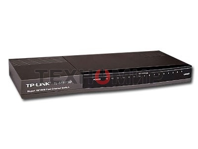 Коммутатор TP-Link SMB TL-SF1016D Коммутатор 16-port 10/100M Desktop Switch, 16 10/100M RJ45 ports, Plastic case